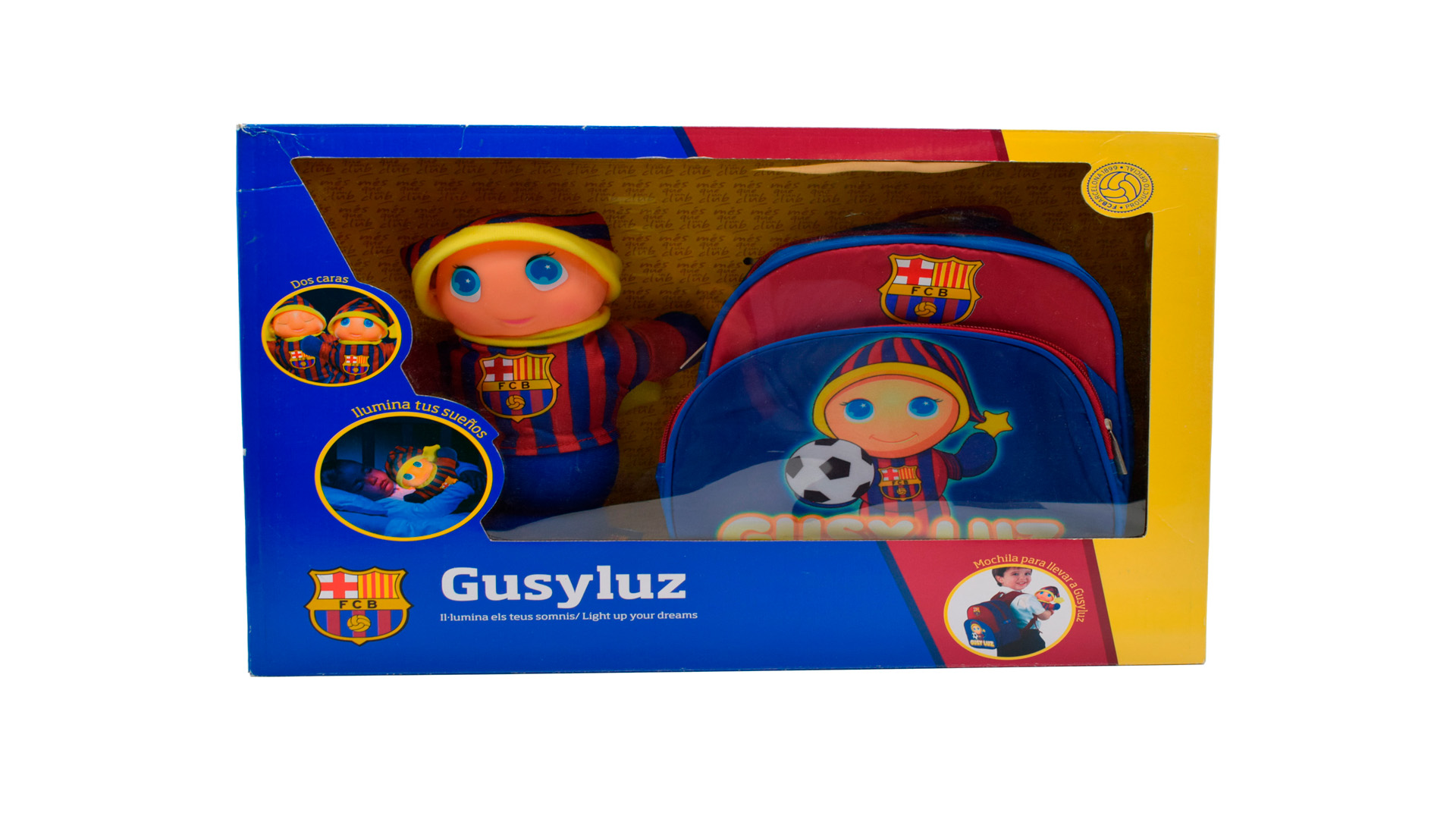 Mochila y Gusyluz FC Barcelona