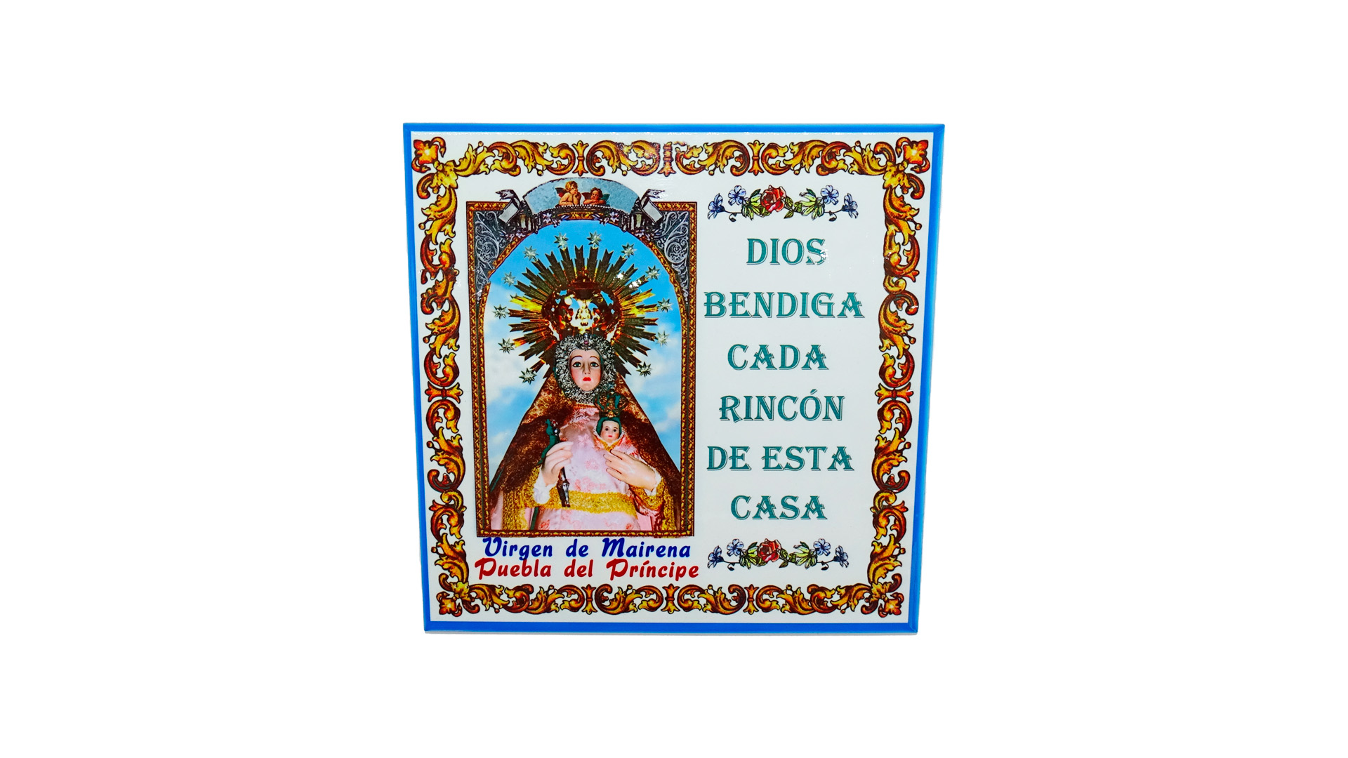 Azulejo Virgen cuadrado