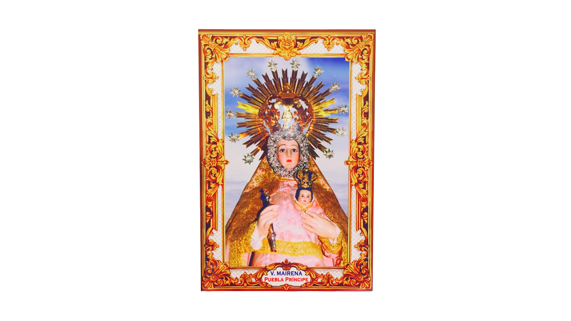 Azulejo Virgen rectangular