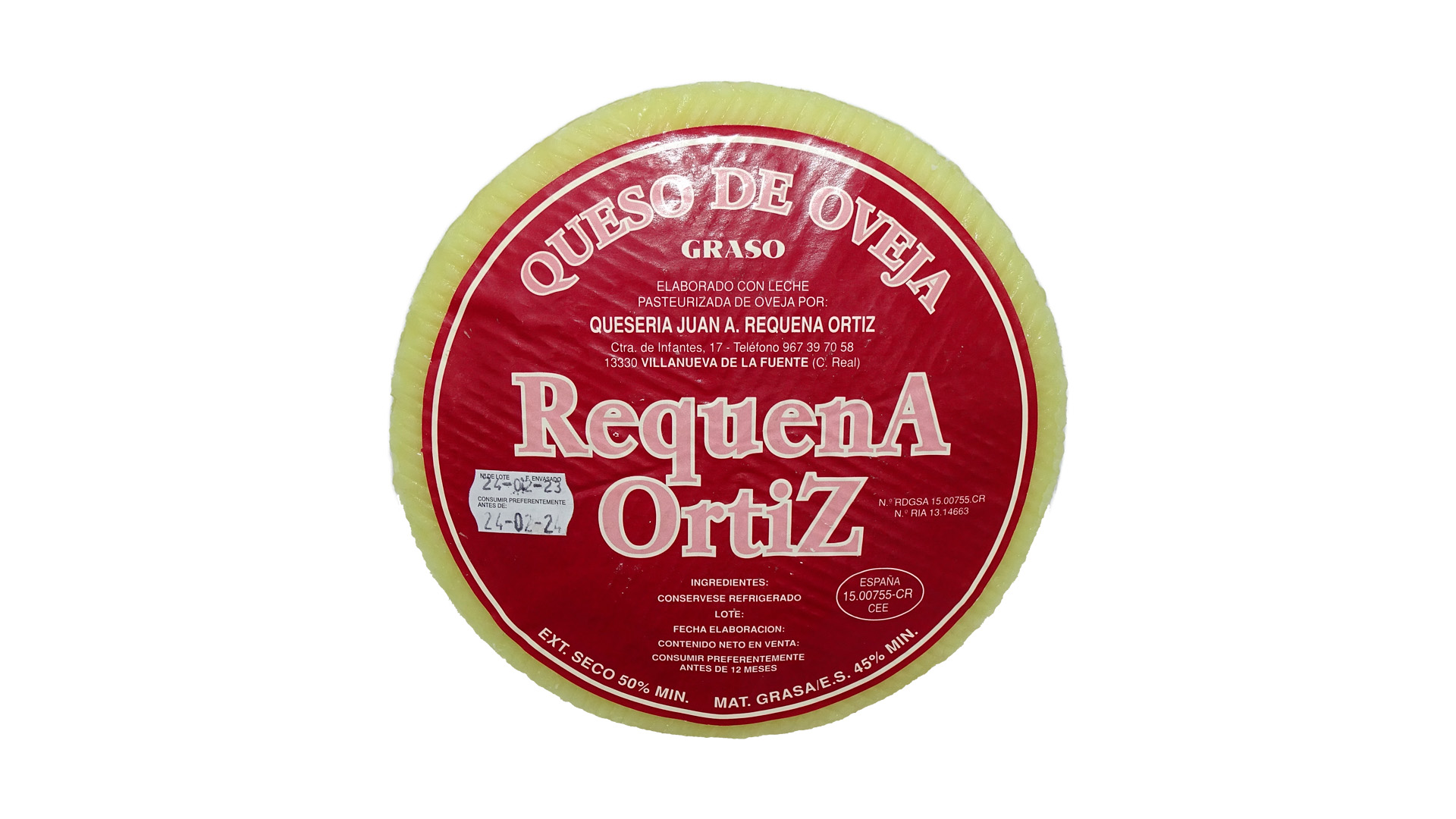 Queso Requena Ortiz Oreado pequeño