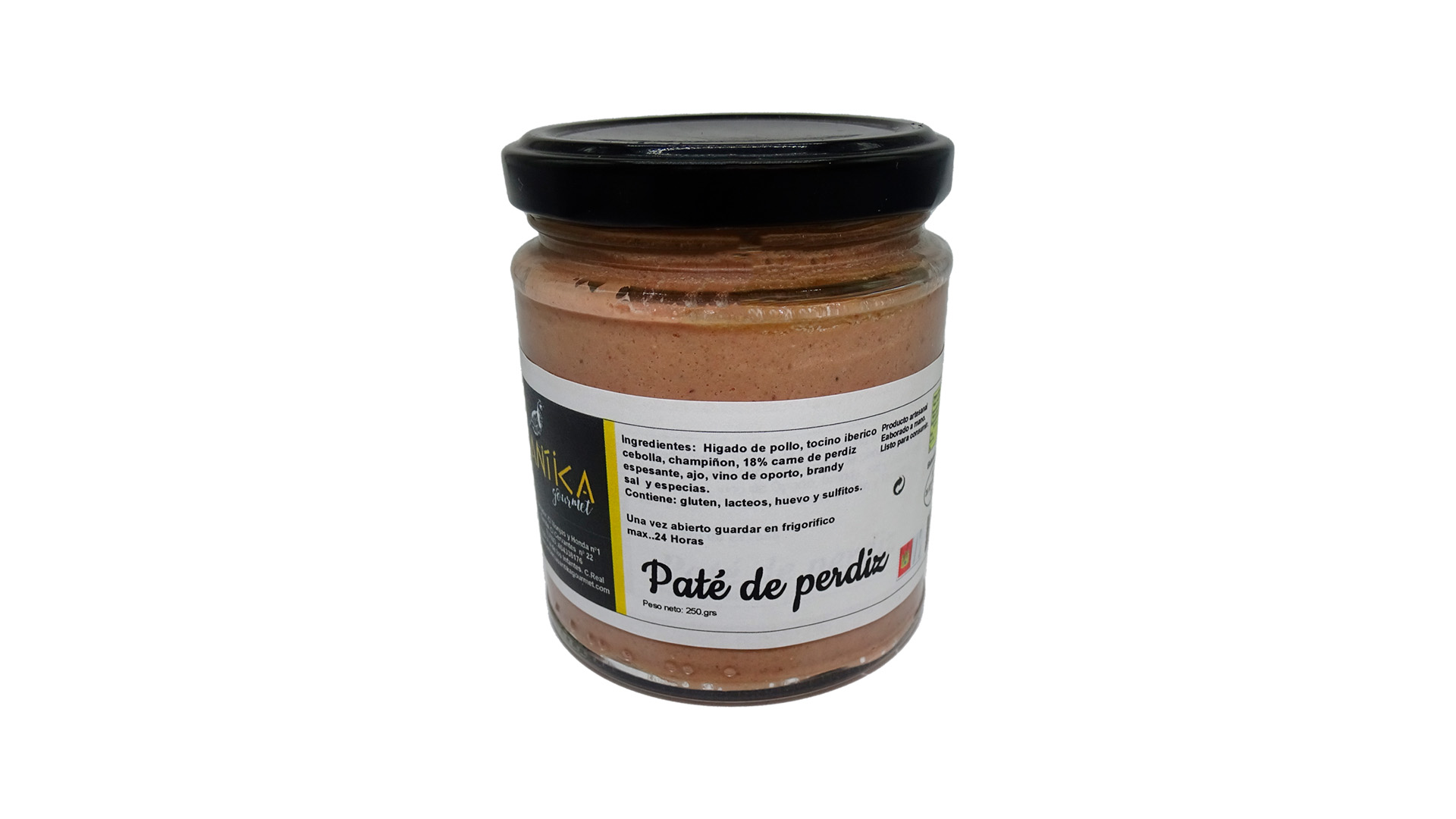 Paté de perdiz gourmet