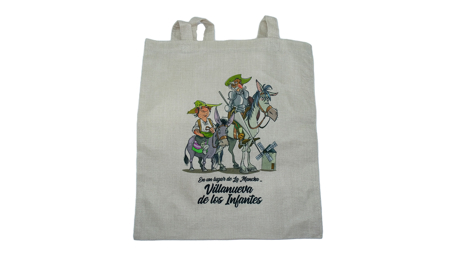 Bolsa de rafia El Quijote